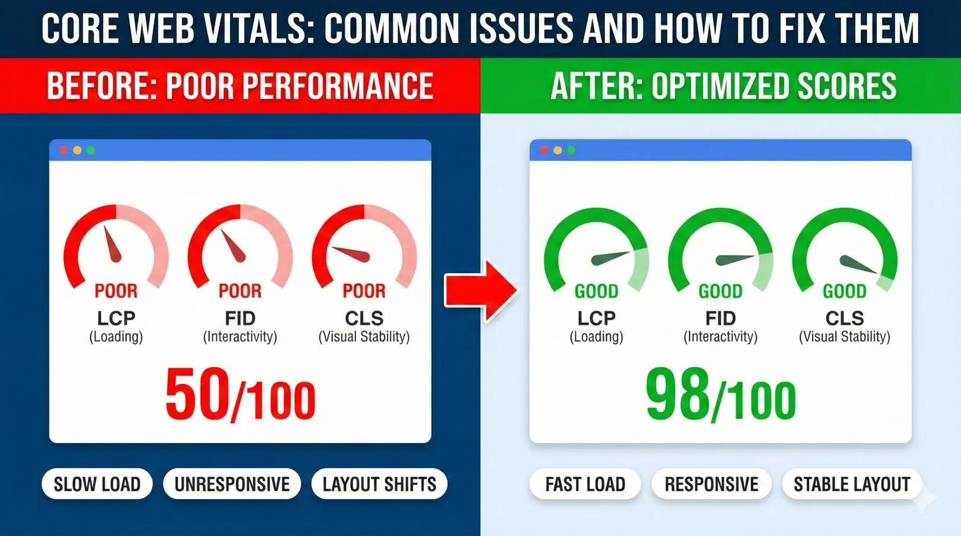 Core Web Vitals: Common Issues and How to Fix Them