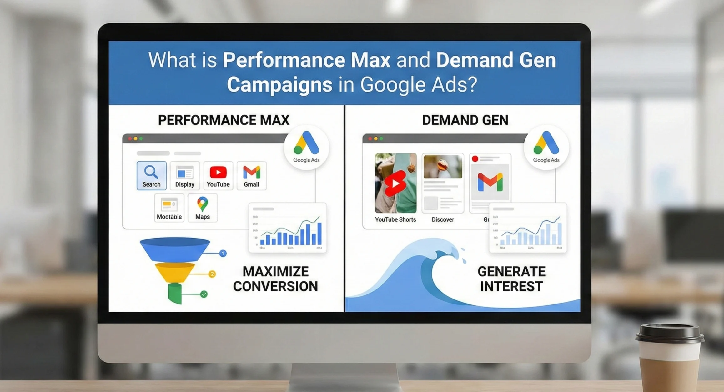 Performance Max and Demand Gen Campaigns in Google Ads